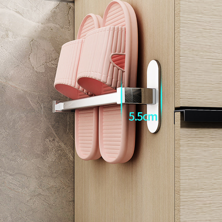 Lisslune | 2-Piece Stainless Steel Slip-Resistant Modern Chrome Bathroom Hardware Set