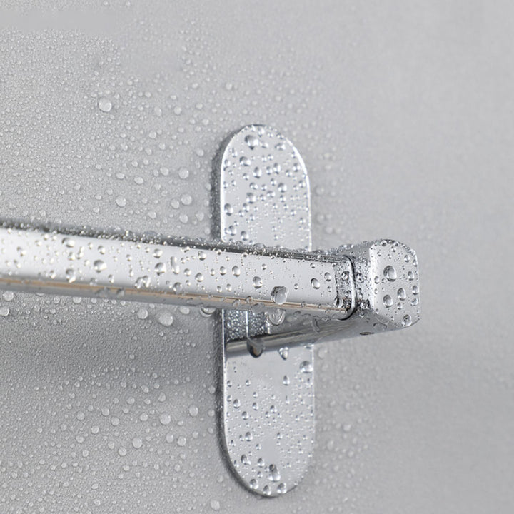 Lisslune | 2-Piece Stainless Steel Slip-Resistant Modern Chrome Bathroom Hardware Set
