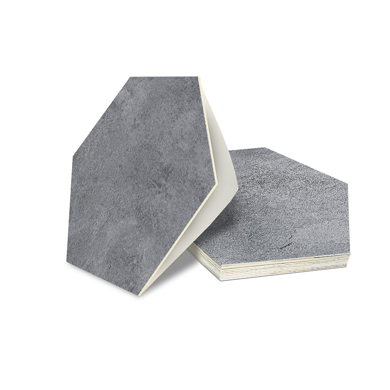 Lisslune | Peel and Stick Vinyl Floor Dark Matte Vinyl Floors with Stone Look