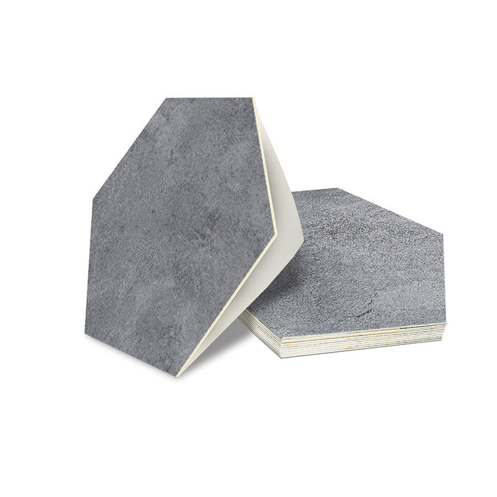 Lisslune | Peel and Stick Vinyl Floor Dark Matte Vinyl Floors with Stone Look