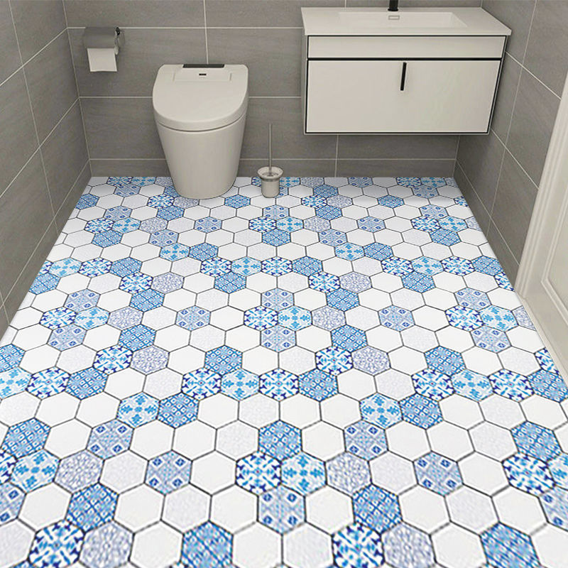 Lisslune | Modern PVC Flooring Self-adhesive Geometrically Printed Low Gloss Vinyl Floor Planks