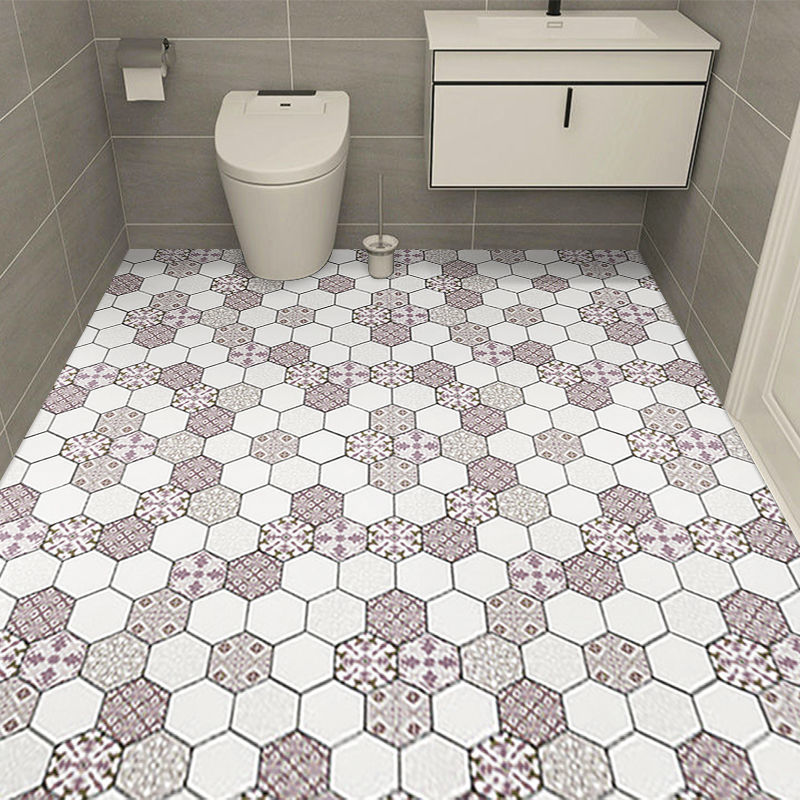 Lisslune | Modern PVC Flooring Self-adhesive Geometrically Printed Low Gloss Vinyl Floor Planks