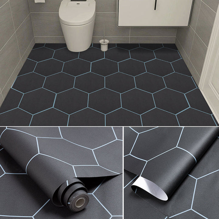 Lisslune | Modern PVC Flooring Self-adhesive Geometrically Printed Low Gloss Vinyl Floor Planks