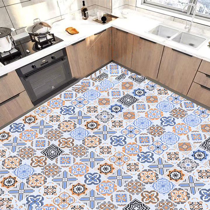 Lisslune | Modern PVC Flooring Self-adhesive Geometrically Printed Low Gloss Vinyl Floor Planks