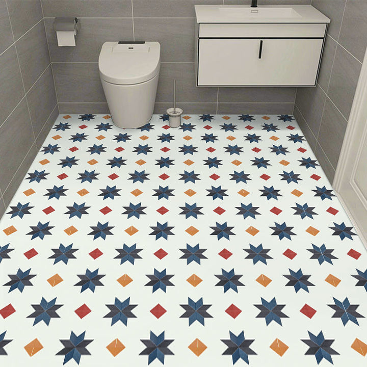 Lisslune | Modern PVC Flooring Self-adhesive Geometrically Printed Low Gloss Vinyl Floor Planks