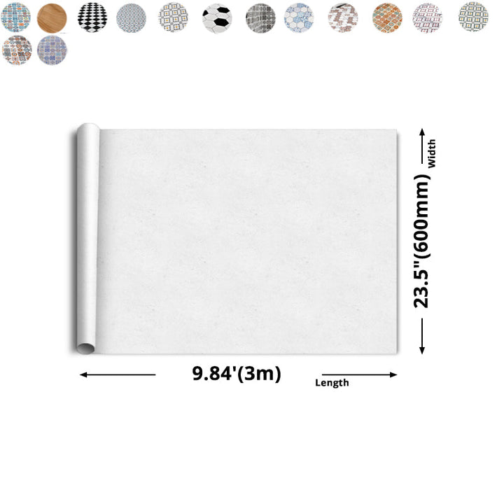 Lisslune | Multi-Tonal Style Vinyl Plank Flooring Peel and Stick Porcelain Tile Look PVC Flooring