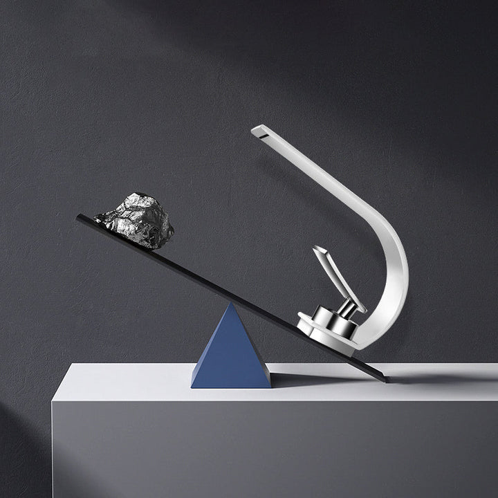 Lisslune | Brass faucet waterfall spout lever handle sink faucet