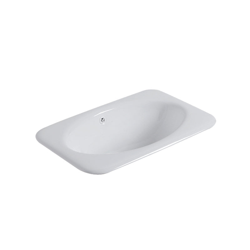 Lisslune | Traditional square washstand ceramics metal under-counter sink