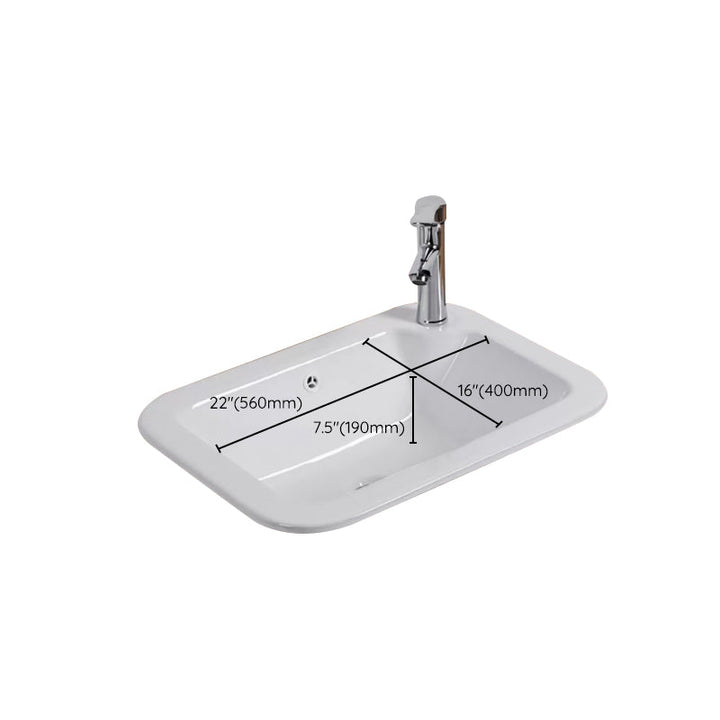 Lisslune | Traditional square washstand ceramics metal under-counter sink