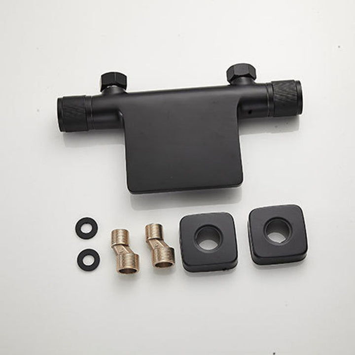 Lisslune | Contemporary Fixed Bathtub Faucet Wall Mounted Waterfall Bathtub Filler