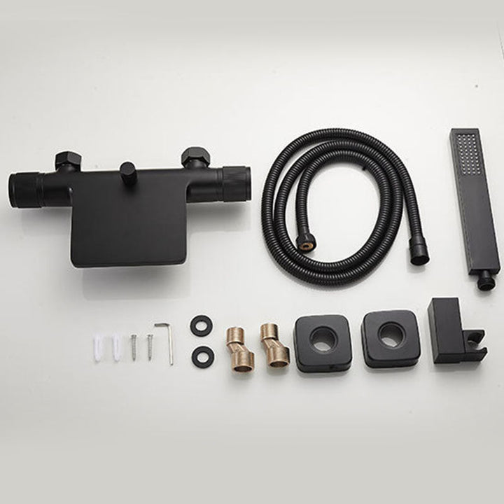 Lisslune | Contemporary Fixed Bathtub Faucet Wall Mounted Waterfall Bathtub Filler