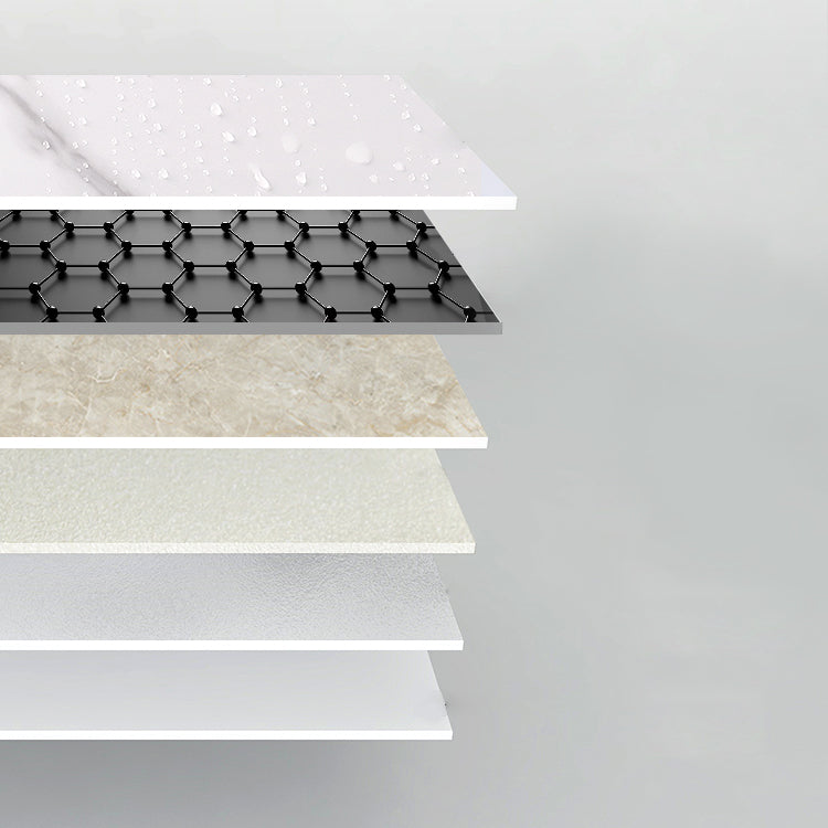 Lisslune | Contemporary Wallpaper Plastic Field Tile Wallpaper with Rectangular Shape