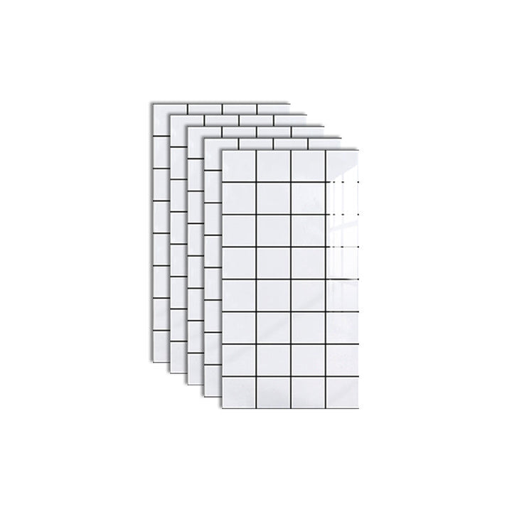 Lisslune | Field tile wallpaper plastic waterproof peel and stick back wall with rectangular shape
