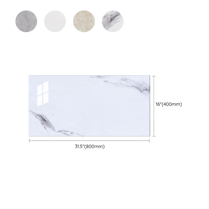 Lisslune | Field tile wallpaper plastic waterproof peel and stick back wall with rectangular shape