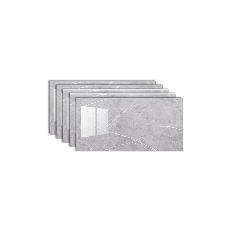 Lisslune | Single Tile Peel and Stick Background Plastic Waterproof Wallpaper with Rectangular Shape