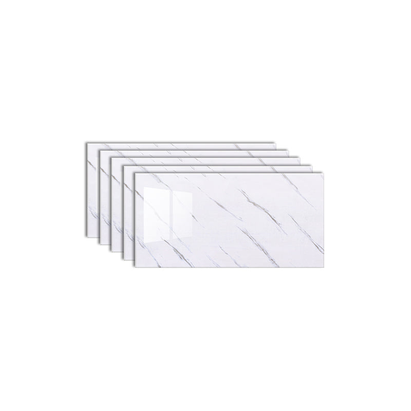 Lisslune | Single Tile Peel and Stick Background Plastic Waterproof Wallpaper with Rectangular Shape