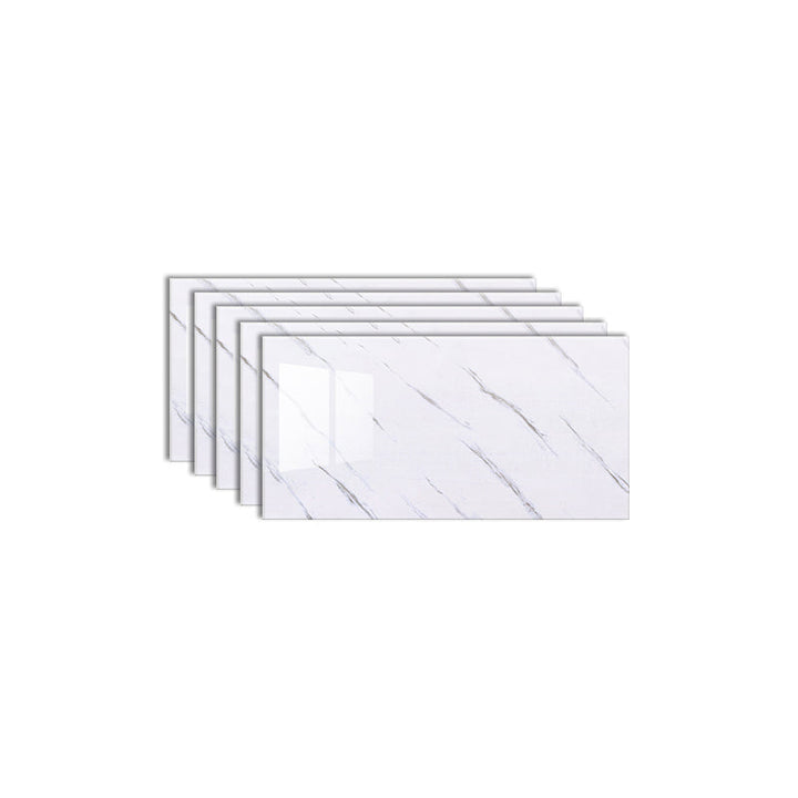Lisslune | Single Tile Peel and Stick Background Plastic Waterproof Wallpaper with Rectangular Shape