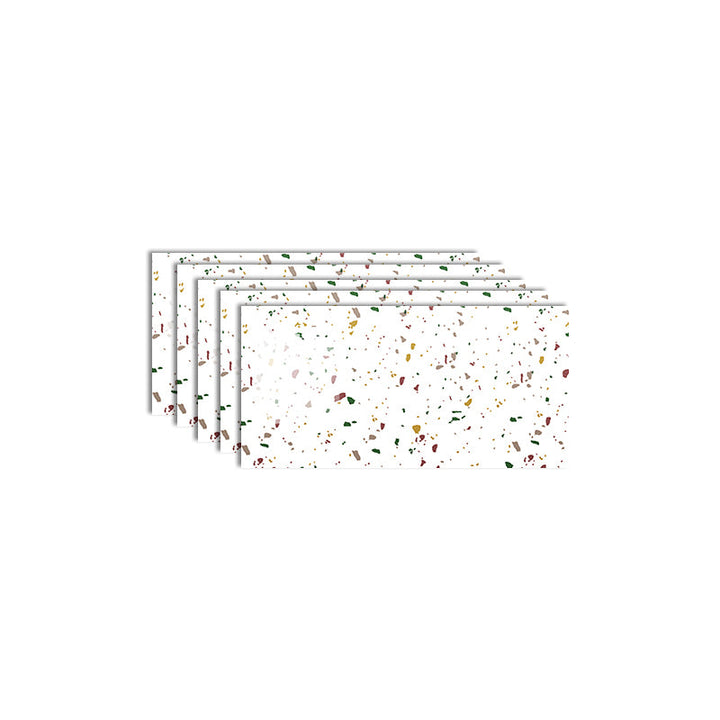 Lisslune | Single Tile Peel and Stick Background Plastic Waterproof Wallpaper with Rectangular Shape