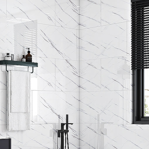 Lisslune | Single Tile Peel and Stick Background Plastic Waterproof Wallpaper with Rectangular Shape