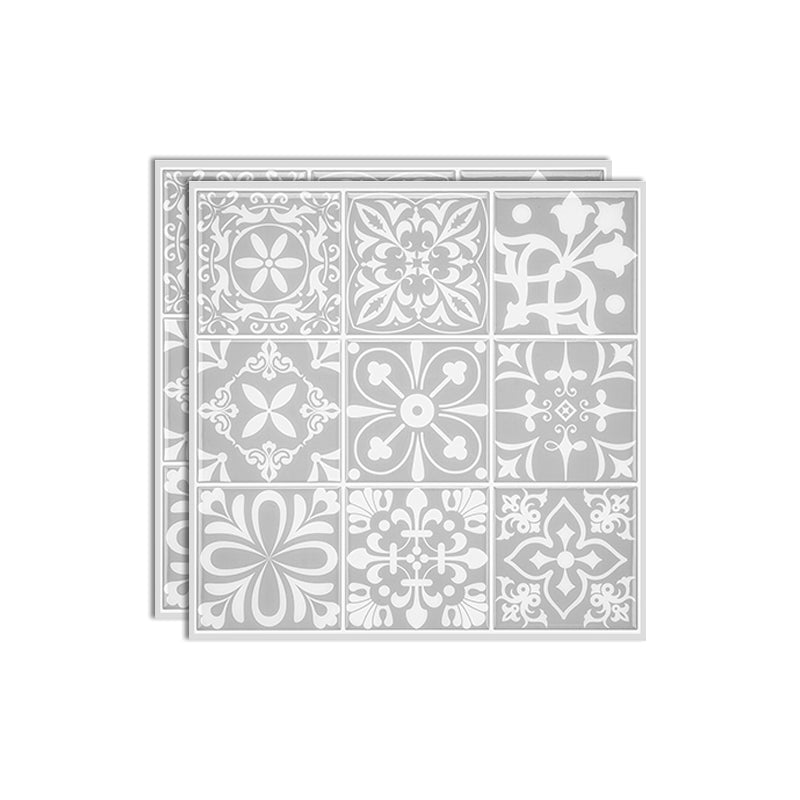 Lisslune | Contemporary Peel & Stick Field Tile Plastic Mosaic Tiles Wallpaper