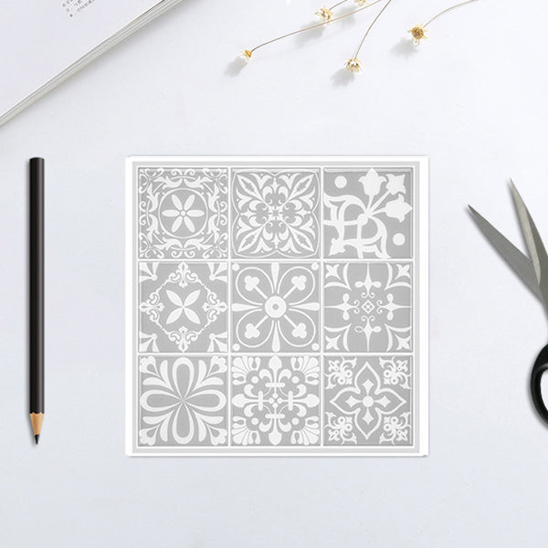 Lisslune | Contemporary Peel & Stick Field Tile Plastic Mosaic Tiles Wallpaper