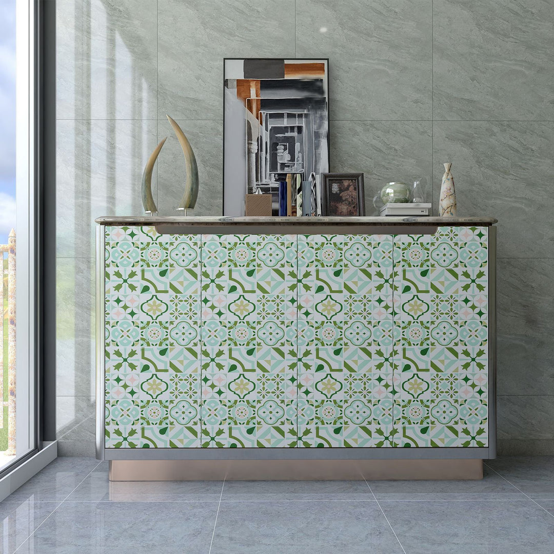 Lisslune | Mosaic tile peel & stick Modern plastic tile peel & stick