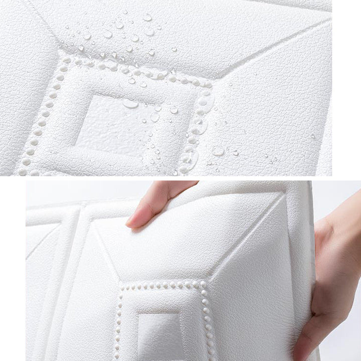 Lisslune | Glam Cord Access Panel PVC Self-Adhesive 3D Embossing Waterproof Wall Panel