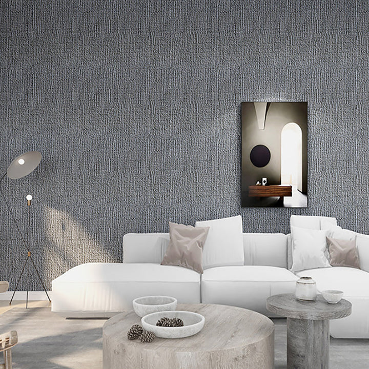 Lisslune | Modern Tin Backsplash Panel Smooth Wall Ceiling 3D Stereo Wallpaper