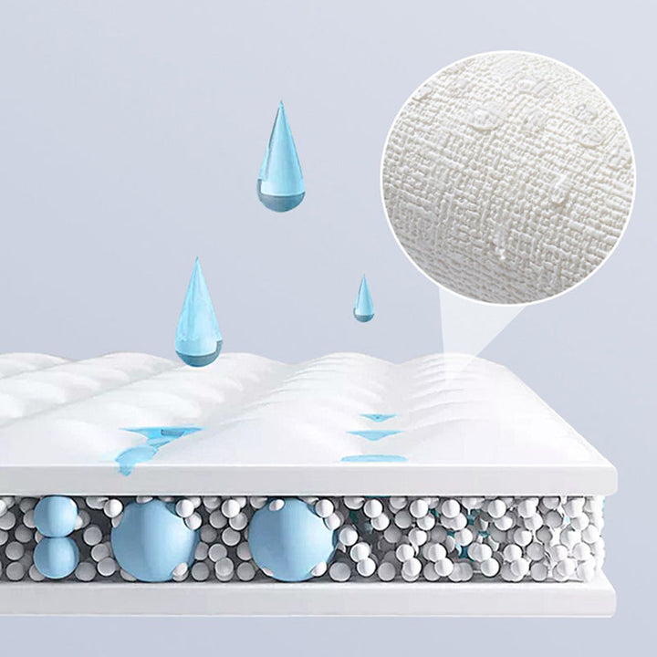 Lisslune | Modern Tin Backsplash Panel Smooth Wall Ceiling 3D Stereo Wallpaper