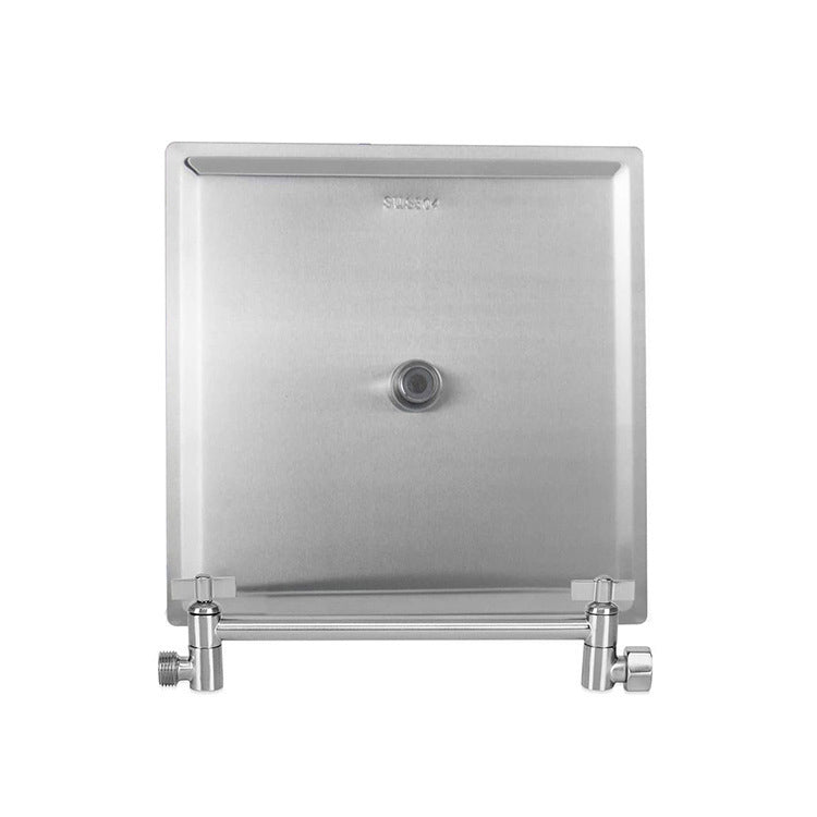 Lisslune | Modern square shower head wall mount standard spray fixed shower