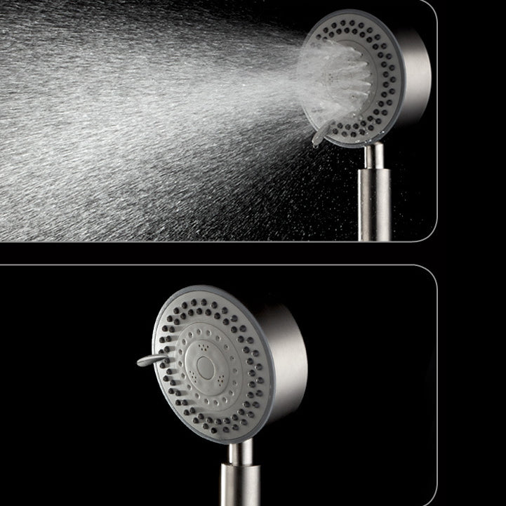 Lisslune | Standard Spray Shower Head Polished Nickel Round Hand Shower