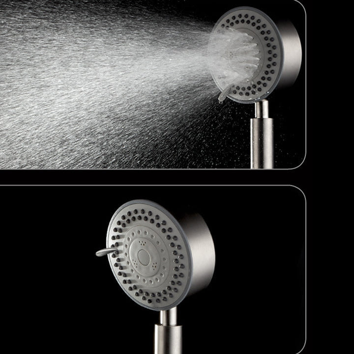 Lisslune | Standard Spray Shower Head Polished Nickel Round Hand Shower