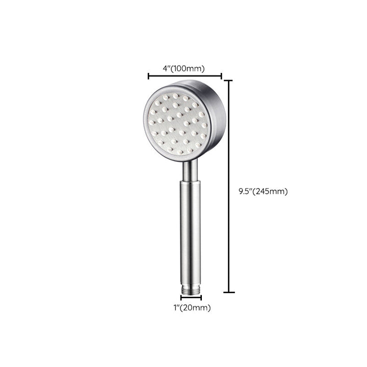 Lisslune | Standard Spray Shower Head Polished Nickel Round Hand Shower
