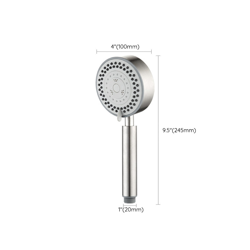 Lisslune | Standard Spray Shower Head Polished Nickel Round Hand Shower