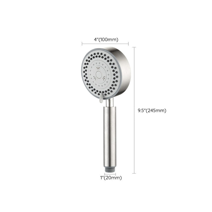 Lisslune | Standard Spray Shower Head Polished Nickel Round Hand Shower