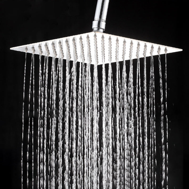 Lisslune | Wall-mounted shower head stainless steel fixed shower head with shower arm