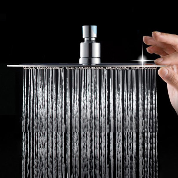 Lisslune | Wall-mounted shower head stainless steel fixed shower head with shower arm