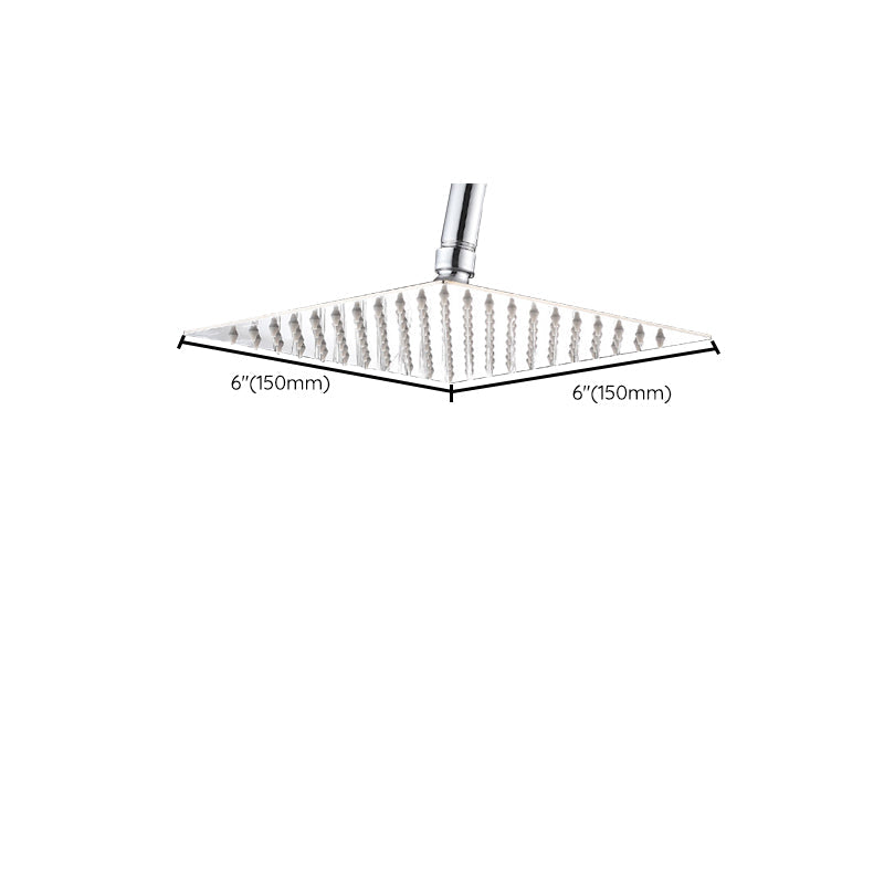 Lisslune | Wall-mounted shower head stainless steel fixed shower head with shower arm