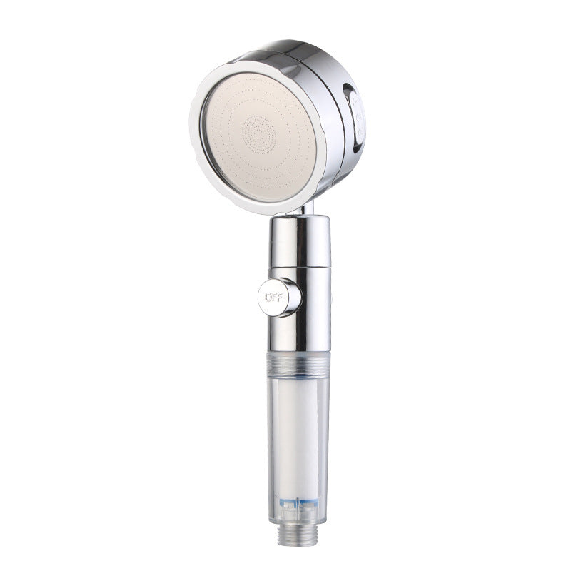 Lisslune | Modern Handheld Showerhead 3 Spray Round Metal Shower Heads
