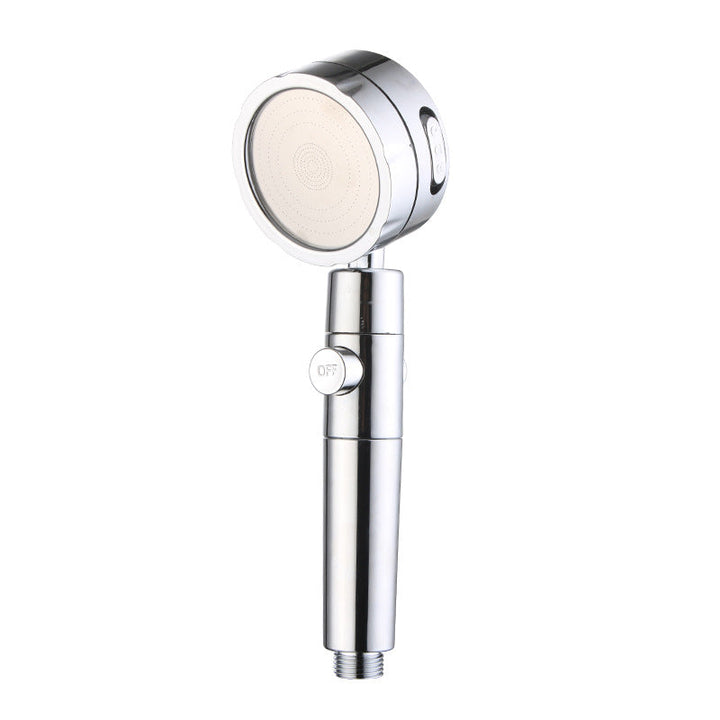 Lisslune | Modern Handheld Showerhead 3 Spray Round Metal Shower Heads