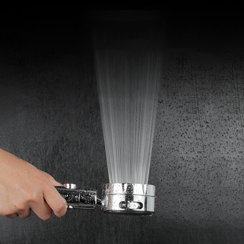 Lisslune | Modern Handheld Showerhead 3 Spray Round Metal Shower Heads