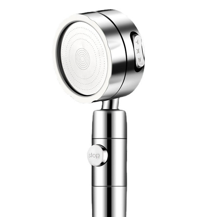 Lisslune | Modern Handheld Showerhead 3 Spray Round Metal Shower Heads