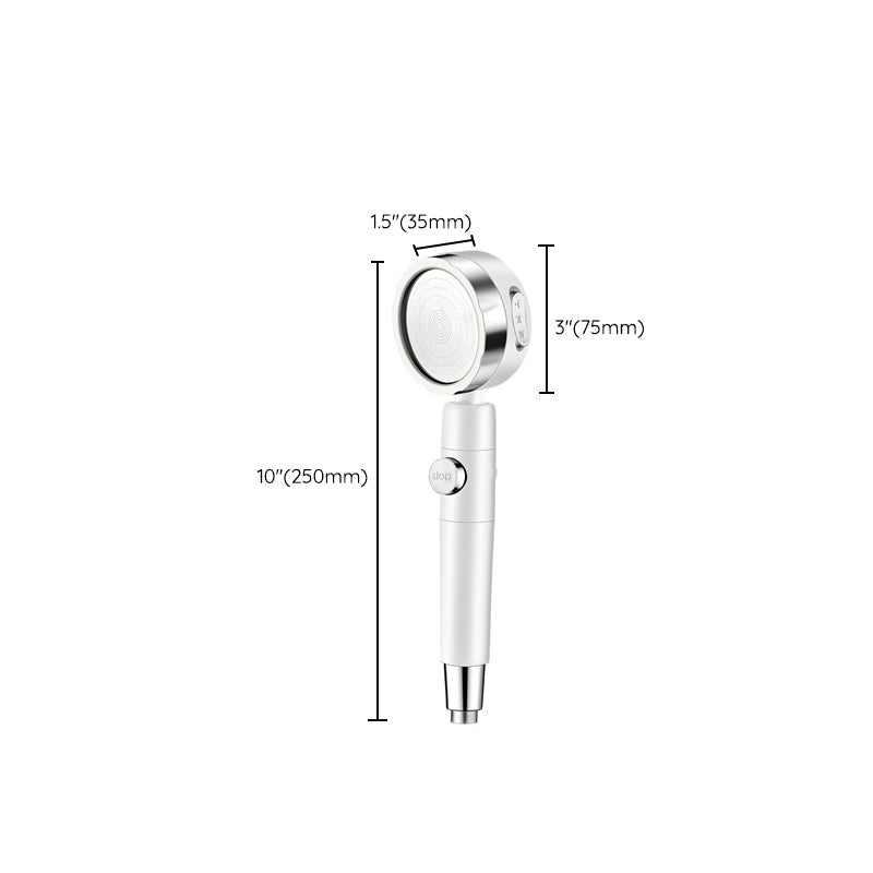 Lisslune | Modern Handheld Showerhead 3 Spray Round Metal Shower Heads