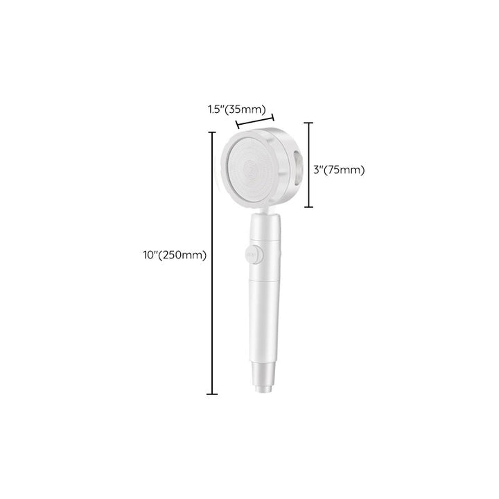 Lisslune | Modern Handheld Showerhead 3 Spray Round Metal Shower Heads
