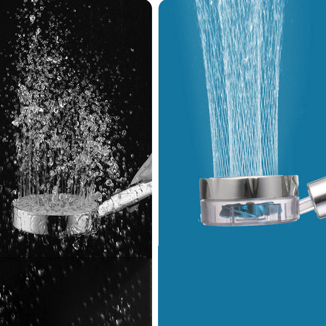 Lisslune | Creative Metal Shower Head Adjustable Water Flow Round Handheld Shower Head