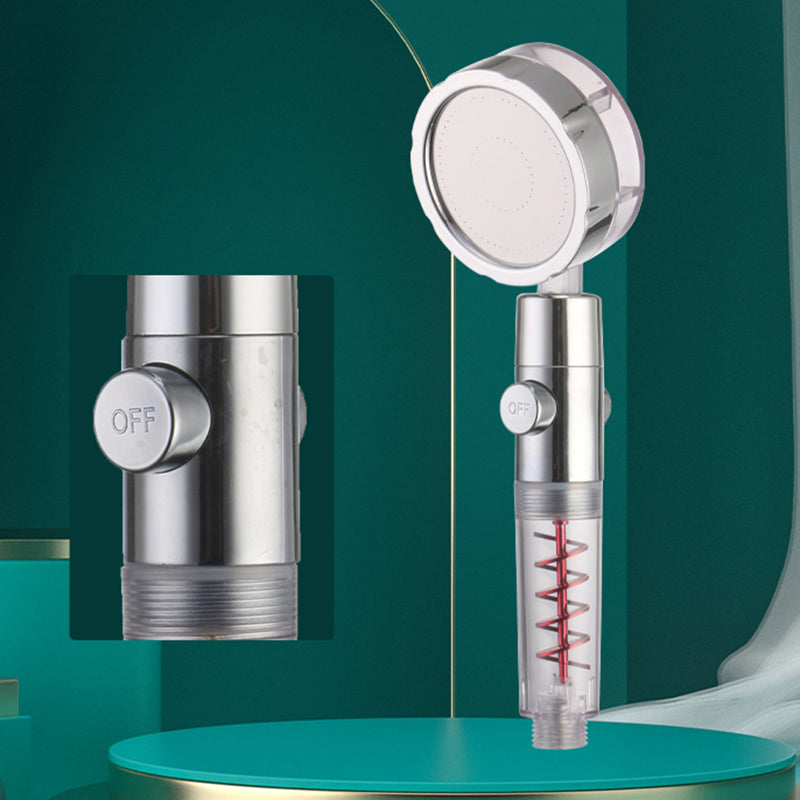 Lisslune | Creative Metal Shower Head Adjustable Water Flow Round Handheld Shower Head
