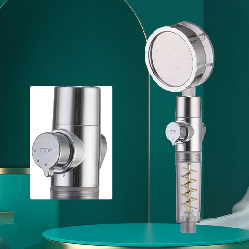 Lisslune | Creative Metal Shower Head Adjustable Water Flow Round Handheld Shower Head