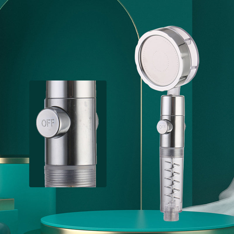 Lisslune | Creative Metal Shower Head Adjustable Water Flow Round Handheld Shower Head