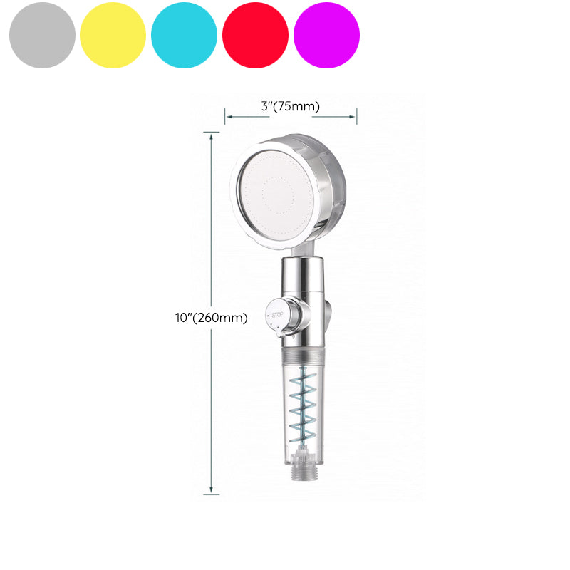 Lisslune | Creative Metal Shower Head Adjustable Water Flow Round Handheld Shower Head
