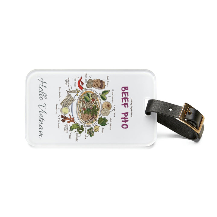 Lisslune | Personalized elegant acrylic luggage tags by Maison d'Elite – Travel with elegance